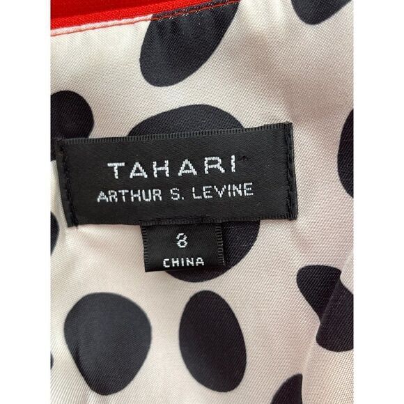 Tahari Arthur S. Levine Short Sleeve Cut-Out Sheath Dress Size 8 - Picture 8 of 8